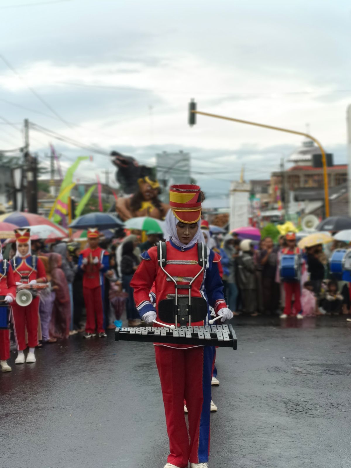 karnaval drumband SMK Mupat